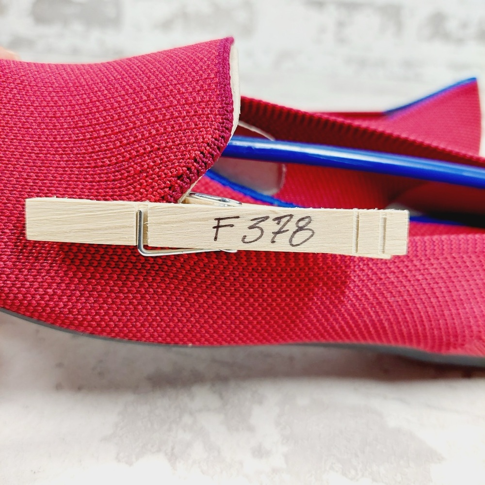 NEW Rothy's The Loafer Red Round Toe Slip On Flat Loafers F378 - Picture 8 of 8